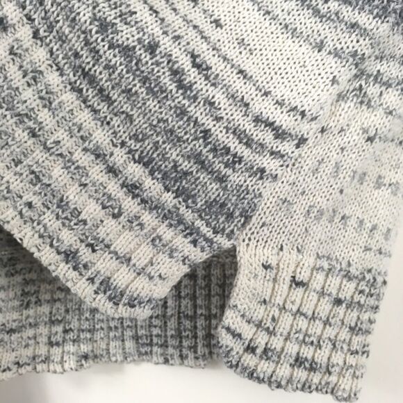 EILEEN Fisher Marled Cotton Knit Slub Sweater - Picture 5 of 8